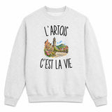 Sweat Gris Chiné L’Artois c’est la vie