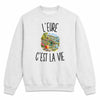 Sweat Gris Chiné L’Eure c’est la vie