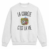 Sweat Gris Chiné La Corrèze c’est la vie