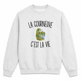 Sweat Gris Chiné La Courneuve c’est la vie