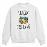Sweat Gris Chiné La Loire c’est la vie