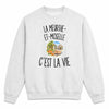 Sweat Gris Chiné La Meurthe-et-Moselle c’est la vie