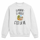 Sweat Gris Chiné La Meurthe-et-Moselle c’est la vie
