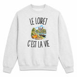 Sweat Gris Chiné Le Loiret c’est la vie
