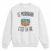 Sweat Gris Chiné Le Morbihan c’est la vie