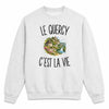 Sweat Gris Chiné Le Quercy c’est la vie