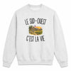 Sweat Gris Chiné Le Sud-Ouest c’est la vie