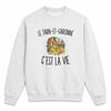 Sweat Gris Chiné Le Tarn-et-Garonne c’est la vie