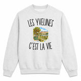 Sweat Gris Chiné Les Yvelines c’est la vie