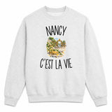 Sweat Gris Chiné Nancy c’est la vie