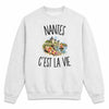 Sweat Gris Chiné Nantes c’est la vie
