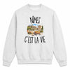 Sweat Gris Chiné Nîmes c’est la vie