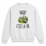 Sweat Gris Chiné Niort c’est la vie