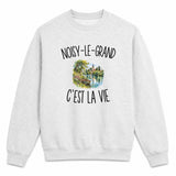 Sweat Gris Chiné Noisy-le-Grand c’est la vie