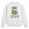 Sweat Gris Chiné Rennes c’est la vie