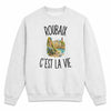 Sweat Gris Chiné Roubaix c’est la vie