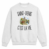 Sweat Gris Chiné Saint-Denis c’est la vie