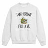 Sweat Gris Chiné Saint-Herblain c’est la vie