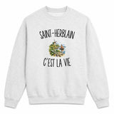 Sweat Gris Chiné Saint-Herblain c’est la vie