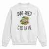Sweat Gris Chiné Saint-Priest c’est la vie