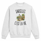 Sweat Gris Chiné Sarcelles c’est la vie