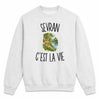 Sweat Gris Chiné Sevran c’est la vie