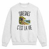 Sweat Gris Chiné Suresnes c’est la vie