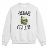 Sweat Gris Chiné Vincennes c’est la vie