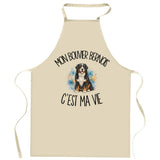 Tablier de Cuisine Mon Bouvier Bernois c'est ma vie