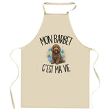 Tablier de Cuisine Mon Barbet c'est ma vie