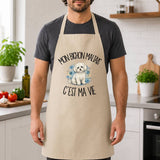 Tablier de Cuisine Mon Bichon Maltais c'est ma vie
