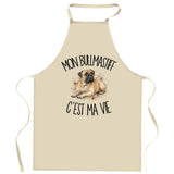 Tablier de Cuisine Mon Bullmastiff c'est ma vie