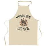 Tablier de Cuisine Mon Cairn Terrier c'est ma vie