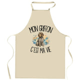 Tablier de Cuisine Mon Griffon c'est ma vie
