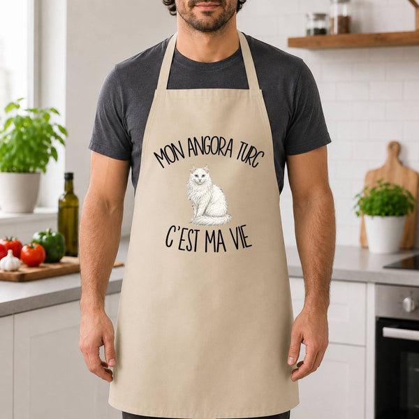 Tablier de Cuisine Mon Angora Turc c'est ma vie