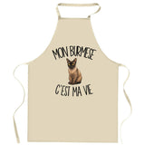 Tablier de Cuisine Mon Burmese c'est ma vie