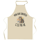 Tablier de Cuisine Mon Chat Européen c'est ma vie