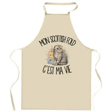 Tablier de Cuisine Mon Scottish Fold c'est ma vie