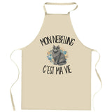 Tablier de Cuisine Mon Nebelung c'est ma vie