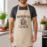 Tablier de Cuisine Mon Highland Fold c'est ma vie