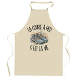Tablier de Cuisine La course à pied c'est la vie