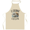 Tablier de Cuisine Le coloriage c'est la vie
