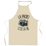 Tablier de Cuisine La photo c'est la vie