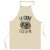 Tablier de Cuisine La cuisine c'est la vie