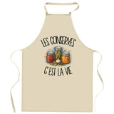 Tablier de Cuisine Les conserves c'est la vie
