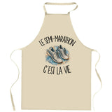 Tablier de Cuisine Le semi-marathon c'est la vie