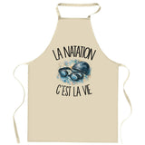Tablier de Cuisine La natation c'est la vie