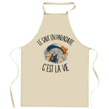 Tablier de Cuisine Le saut en parachute c'est la vie