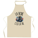 Tablier de Cuisine La boxe c'est la vie