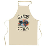 Tablier de Cuisine Le karaté c'est la vie